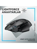 Logitech G502 X 910-006181 Siyah Lightspeed Hero Sarjli Optik Kablosuz Oyuncu Mouse - 3
