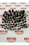 CG Motosiklet Vida Kapakları Siyah - 1