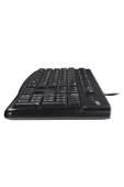 MK120 USB Kablolu Tam Boyutlu Türkçe Q Klavye Mouse Seti - Siyah - 4