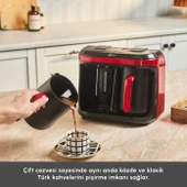 Karaca Hatır Hüp Düet Aroma İkili Türk Kahve Makinesi Imperial Red thumbnail 5