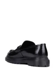 Shoetyle - Siyah Açma Deri Erkek Günlük Ayakkabı 610-1014 - 7