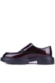 Shoetyle - Bordo Açma Deri Tokalı Erkek Ayakkabı 250-1616 - 7