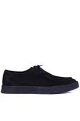 Shoetyle - Siyah Süet Bağcıklı Erkek Günlük Ayakkabı 610-1004 - 3