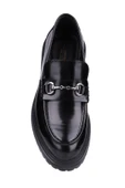 Shoetyle - Siyah Açma Deri Erkek Günlük Ayakkabı 610-1014 - 8