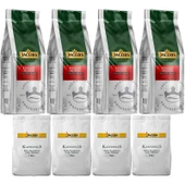 Jacobs Medium Çekirdek Kahve 1KG (Espresso Beans) & Kaffeeplus Süt Tozu 1KG (Karma 8 Li Set) thumbnail 1