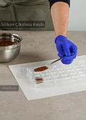 Dikdörtgen Çikolata Kalıbı Polikarbon 27.5X13.5 cm - 1