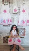 Pampal princess askılı elbise pembe - 2