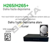 ARNA 5 MP GECE RENKLİ YÜZ TANIMA SESLİ H.265 320 GB HDD DAHİL 8 KAMERALI AHD GÜVENLİK SETİ - ST85320 - 4
