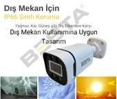ARNA 5 MP GECE RENKLİ YÜZ TANIMA SESLİ H.265 500 GB HDD DAHİL 4 KAMERALI AHD GÜVENLİK SETİ - ST54500L - 3