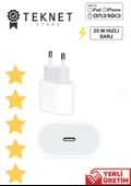 Samsung Galaxy A05 A05s A15 A23 A24 A25 A55 M35 Uyumlu Hızlı Şarj Aleti 25w Type-c Adaptör - 1