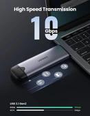 Ugreen M.2 NVME NGFF USB-C 3.2 Gen2 10Gbps Disk Kutusu - Outlet - 2