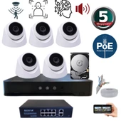 ARNA 5 MP YAPAY ZEKA 5 KAMERALI FULL SET İÇ MEKAN GÜVENLİK SİSTEMİ - ST55250 - 1