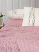 Cotton Box Aura Çift Kişilik Pike Takımı Pebble Pembe - 2