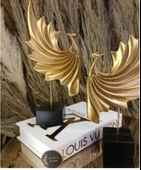 sarı renk kırılmaz 2 li tavus kuşu biblosu thumbnail 6