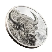 AgaKulche Moğolistan Bizonu Gümüş Sikke Coin - 3