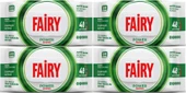 Fairy Yüzey Temizlik Havlusu 100 Yaprak Aktif Oksijen - Beyaz Sabun - Karbonat (4 Lü Set) 400 Yaprak - 1