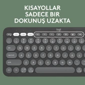 Logitech Pebble Keys 2 K380S 920-011861 Pembe TKL Q Kablosuz Klavye - 2