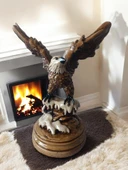 10cm -18cm ebatlarında kırılmaz polyester,biblo kartal thumbnail 1