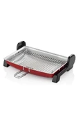 TANER Kebapçı Elektrikli Izgara Mangal Barbekü Çift Telli Mini Boy Kırmızı - 6