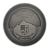 AgaKulche Mont Blanc Dark 2021 Gümüş Sikke Coin - 2