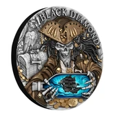 AgaKulche Kara Elmas Gümüş Sikke Coin - 3