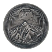 AgaKulche Mont Blanc Dark 2021 Gümüş Sikke Coin - 1