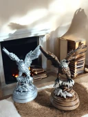 10cm -18cm ebatlarında kırılmaz polyester,biblo kartal thumbnail 4