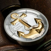 AgaKulche Sert Fırtına Altın Kaplama Gümüş Sikke Coin - 5