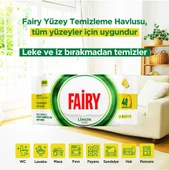 Fairy Yüzey Temizlik Havlusu 100 Yaprak Limon Yağlı & Aktif Oksijen (4 Lü Set) 400 Yaprak Karma - 7
