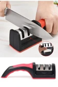 Lumisa Home Profesyonel Bıçak Bileyici 3 Açılı Elmas Seramik Tungsten Çelik El Bıçakları Bileme - 2