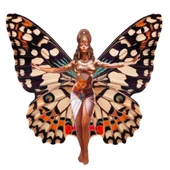 AgaKulche Kelebek Kadın 2024 Gümüş Sikke Coin - 1