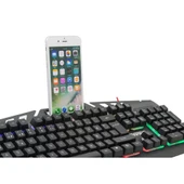 KMX-99 Gökkuşağı Zemin Aydınlatmalı Oyuncu Klavye + Mouse - 2