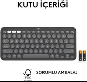 Logitech Pebble Keys 2 K380S 920-011861 Pembe TKL Q Kablosuz Klavye - 1