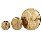 AgaKulche Amenhotep Nefertiti 1/10 Ons Altın Sikke Coin - 3