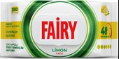 Fairy Yüzey Temizlik Havlusu 100 Yaprak Limon Yağlı & Aktif Oksijen (4 Lü Set) 400 Yaprak Karma - 2