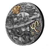 AgaKulche Don Kişot Altın Kaplama Gümüş Sikke Coin - 3