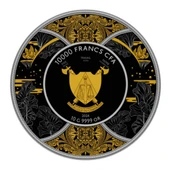 AgaKulche Durga Rutenyum 2024 Altın Kaplama Gümüş Sikke Coin - 2