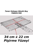 TANER Kebapçı Elektrikli Izgara Mangal Barbekü Çift Telli Büyük Boy - 2
