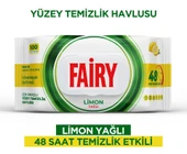 Fairy Yüzey Temizlik Havlusu 100 Yaprak Limon Yağlı & Aktif Oksijen (4 Lü Set) 400 Yaprak Karma - 5
