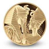 AgaKulche Amenhotep Nefertiti 1/10 Ons Altın Sikke Coin - 1