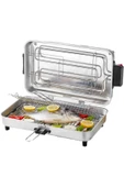 TANER Macro Boy Tnrız1704 Elektrikli Izgara Mangal Barbekü 45*27 Cm - 1300 W - 1