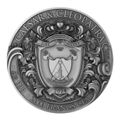 AgaKulche Sezar ve Kleopatra Gümüş Sikke Coin - 2