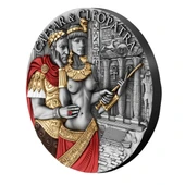 AgaKulche Sezar ve Kleopatra Gümüş Sikke Coin - 3