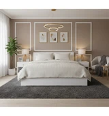 MODERNLİNE ÇİFT KİŞİLİK 3 PARÇA SENSE BATTANİYE SETİ VİZON MOCHA thumbnail 1