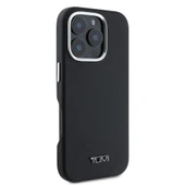 TUMI iPhone 16 Pro Max Kılıf TUMI Orjinal Lisanslı M-safe Şarj Özellikli Metal Yazı Logolu PU Deri Kapak thumbnail 6