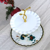 Glore Hüma Altın Yaldızlı Cam Kurabiyelik thumbnail 3