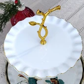 Glore Hüma Altın Yaldızlı Cam Kurabiyelik thumbnail 4