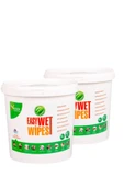 Vebox Easy Wet Wipes Kova Islak Mendil - Yüzey Temizleme Havlusu Büyülü Bahçe Kokulu Eko 2'li 600 - 2