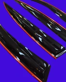 Chevrolet Lacetti Hb 2008 Ve Üzeri Kırmızı Kromlu Cam Rüzgarlığı thumbnail 8