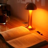 Cata CT-8430 Lizbon Şarjlı Masa Lambası Rose Gold Dokunmatik Dimmerli 3 Renk Modlu LED Işık - 5